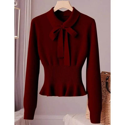 Buy Center Women's Korean Knitting Jumper - Comfortable Loose Pullover - Buy Center UK