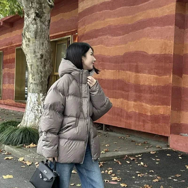 Buy Center Women's Double Zip Down Coat - 90% Goose Down Warmth - Buy Center UK