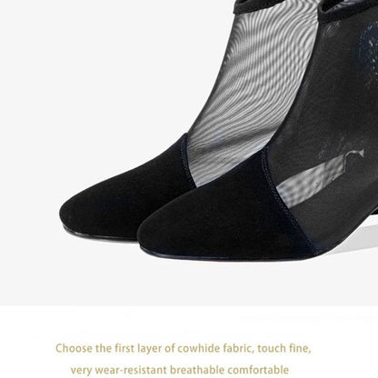 Buy Center Women's Rhinestone Mesh Sandals - Luxury Summer Ankle Boot - Buy Center UK