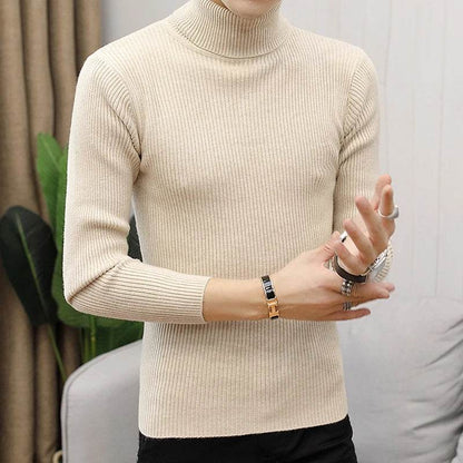 Buy Center Winter High Neck Sweater for Men - Slim Fit Turtleneck - Buy Center UK