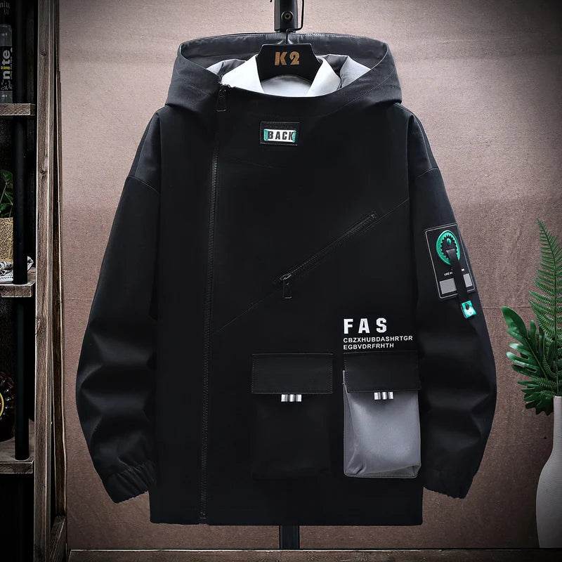 Buy Center Men's Pilot Hooded Jacket - Stylish Pullover with Front Pocket - Buy Center UK