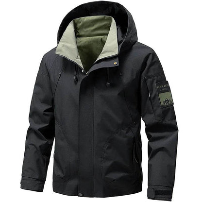Buy Center Men's Hooded Hiking Jacket - Stylish Outdoor Windbreaker - Buy Center UK