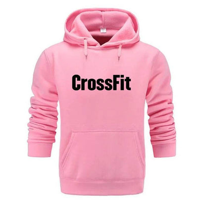 Buy Center Men's CrossFit Sweatshirt - Stylish Black Print Hoodie - Buy Center UK