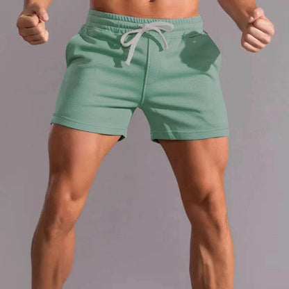 Buy Center Men's Fitness Sports Shorts - Gray Cotton Stretch Design - Buy Center UK