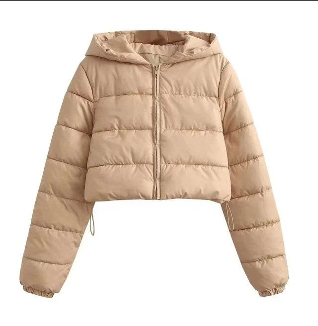 Buy Center Women's Fall Winter Puffer Jacket - Cropped, Oversized Style - Buy Center UK