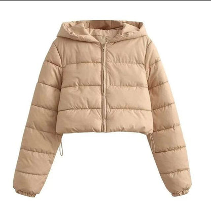 Buy Center Women's Fall Winter Puffer Jacket - Cropped, Oversized Style - Buy Center UK