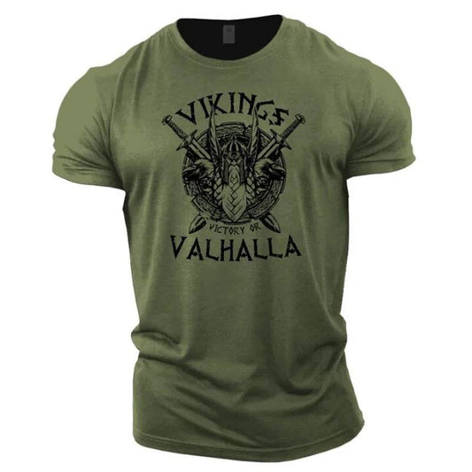 Summer Viking 3D Printed Men's T-shirt - Quick Dry & Casual Style - Buy Center UK