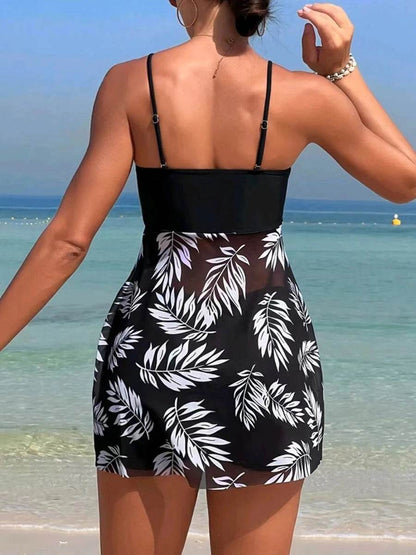 Buy Center 2025 Women’s Tankini Short Dress Swimsuit - Stylish & Padded - Buy Center UK