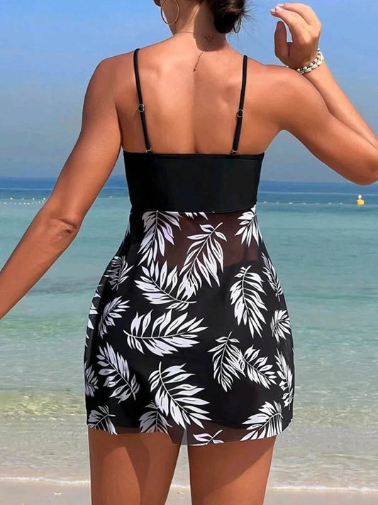 Buy Center 2025 Women’s Tankini Short Dress Swimsuit - Stylish & Padded - Buy Center UK