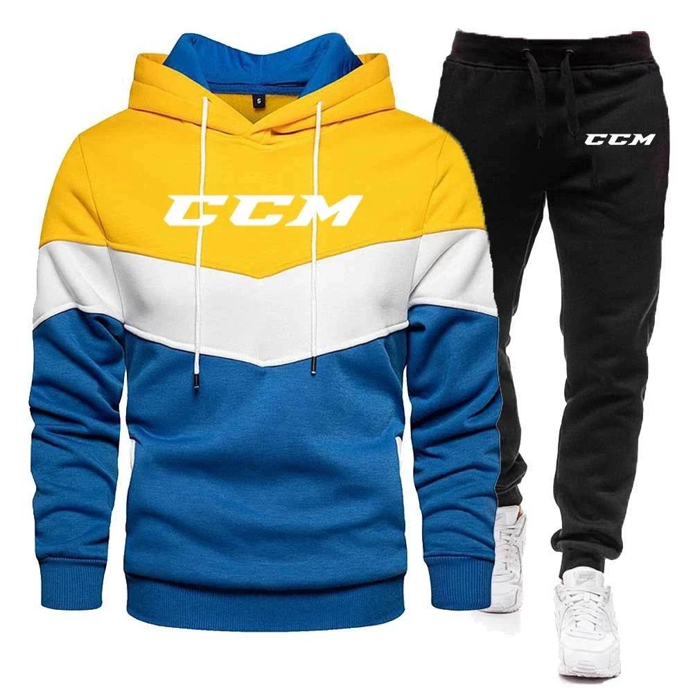 Buy Center Men’s Hooded Sweatshirt Tracksuit Set - Chic Autumn Style - Buy Center UK