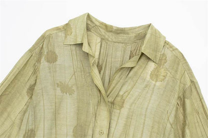 Buy Center Women's Spring Set 2024 - Chic Loose Shirt & Pants - Buy Center UK