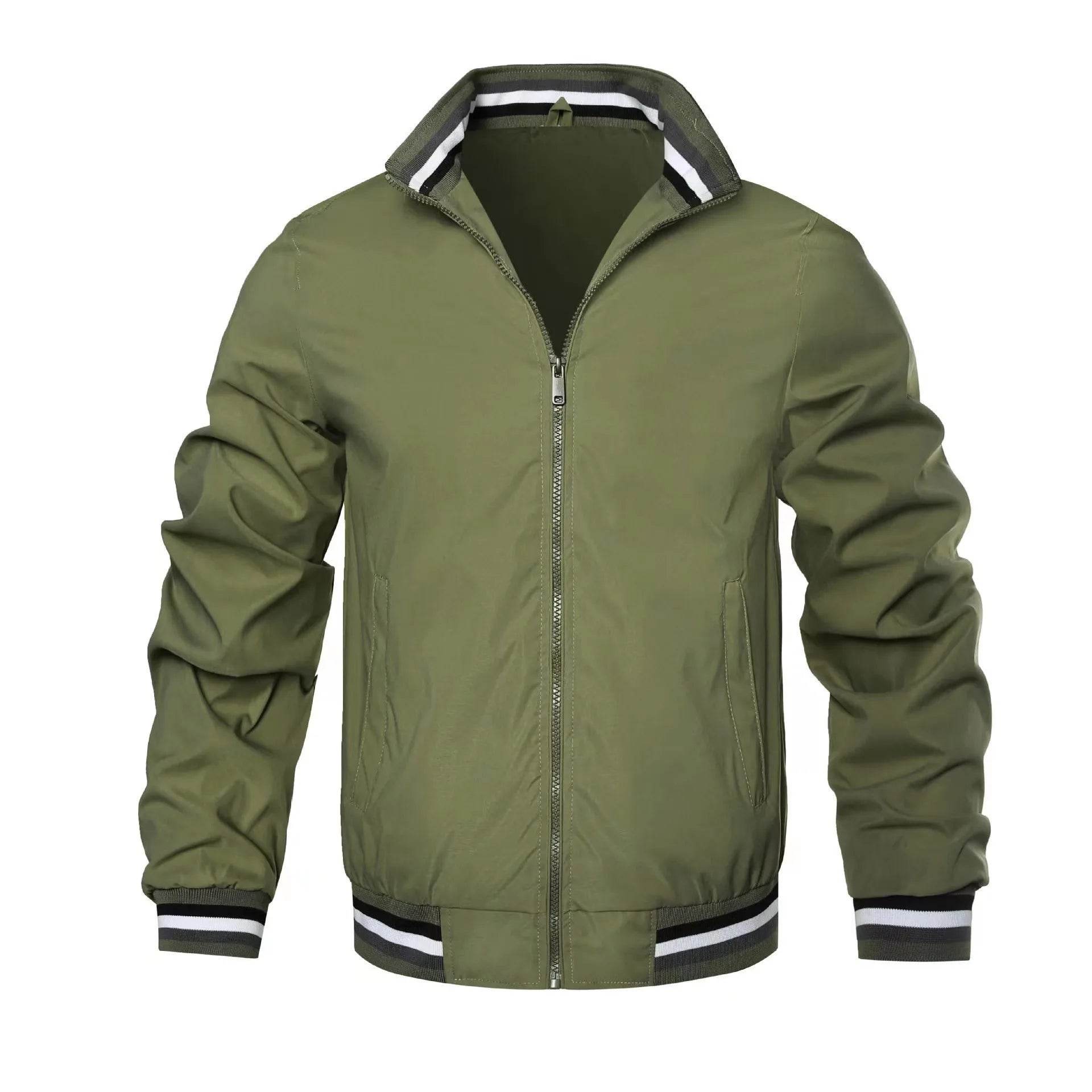 Buy Center Men's Windbreak Bomber Jacket - Lightweight Spring Style - Buy Center UK
