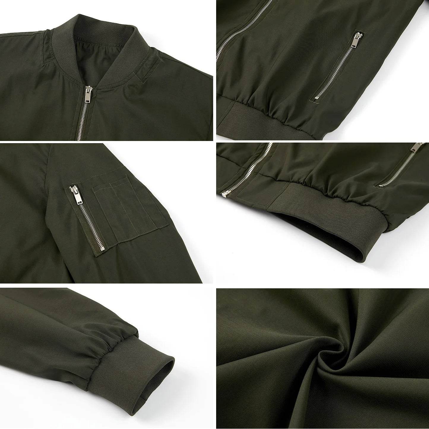 Buy Center Men's Lightweight Bomber Jacket - Versatile Autumn Style - Buy Center UK