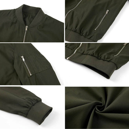 Buy Center Men's Lightweight Bomber Jacket - Versatile Autumn Style - Buy Center UK