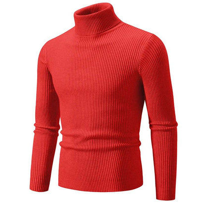 Buy Center Men's High Neck Sweater - Warm, Stylish Turtleneck Pullover - Buy Center UK