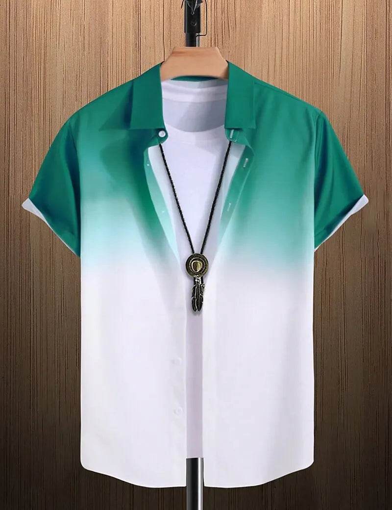 Buy Center Gradient Hawaiian Shirt - Casual Comfort for Every Season - Buy Center UK