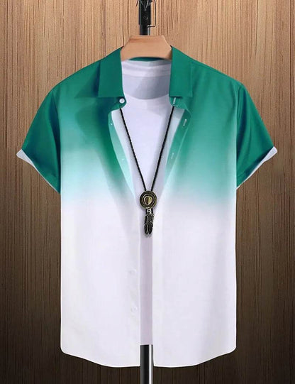 Buy Center Gradient Hawaiian Shirt - Casual Comfort for Every Season - Buy Center UK