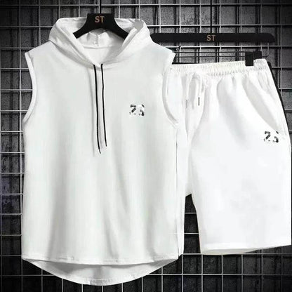 Buy Center Men's Summer Two Piece Set - Casual T-Shirt & Shorts - Buy Center UK