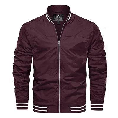 Buy Center Men's Bomber Jacket - Casual Spring Autumn Windbreaker - Buy Center UK