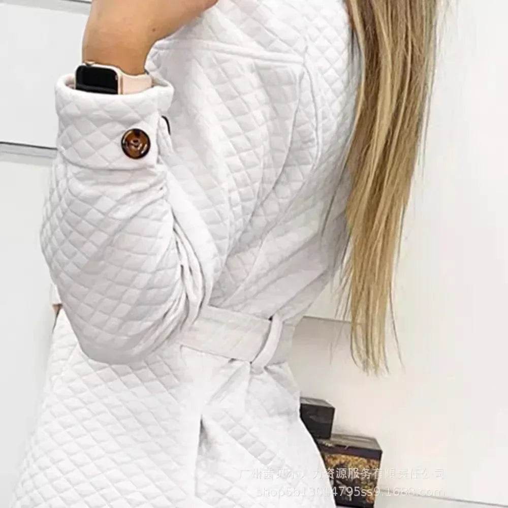 Buy Center Women's Double-Breasted Winter Jacket - Chic & Warm - Buy Center UK