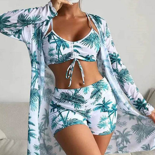 Buy Center Summer 2025 Floral Print Tankini Set - Women's Swimwear - Buy Center UK