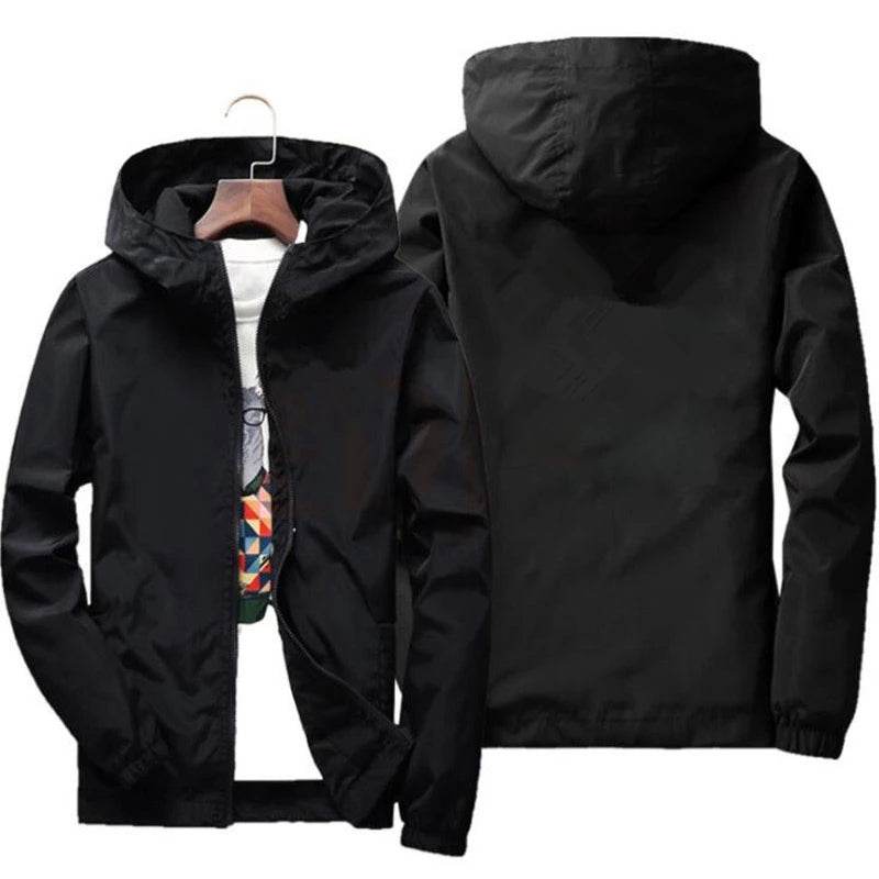 Martini Racing Men's Windbreaker Jacket - Lightweight, Zippered, Hooded - Buy Center UK