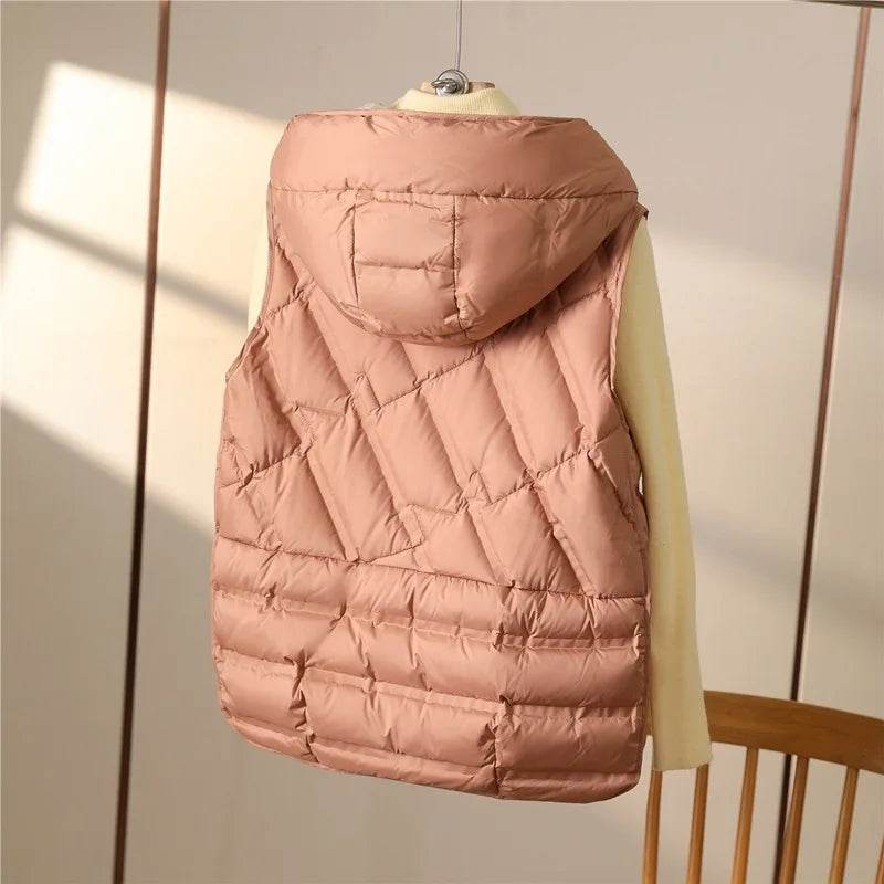 Buy Center Ultra Light Sleeveless Down Vest - 90% White Duck Down - Buy Center UK