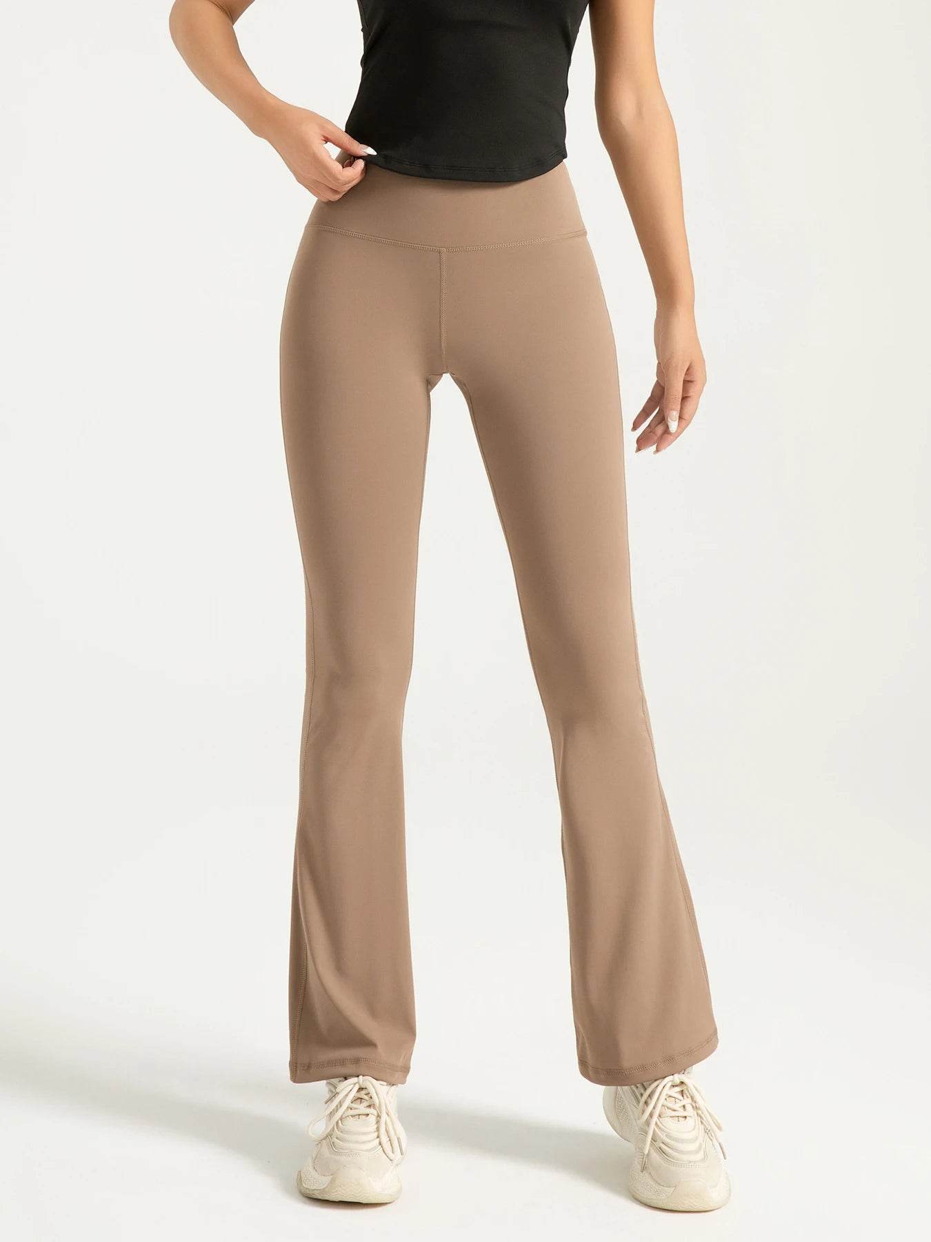 Buy Center Women's High Waisted Bootcut Yoga Pants - Stylish & Comfortable - Buy Center UK