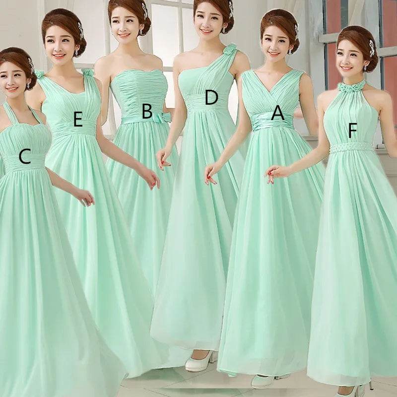 Customized Lilac Purple Bridesmaid Dress - Elegant Chiffon Gown - Buy Center UK