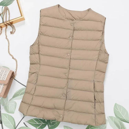 Buy Center Women's Sleeveless Down Liner Vest - Ultra Light & Warm - Buy Center UK