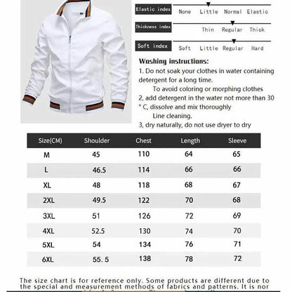 Windbreak Men's Bomber Jacket - Casual Zipper Coat for Outdoor Sports - Buy Center UK