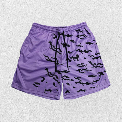 Buy Center Anime Running Shorts for Men - Quick Dry Gym Fitness Wear - Buy Center UK