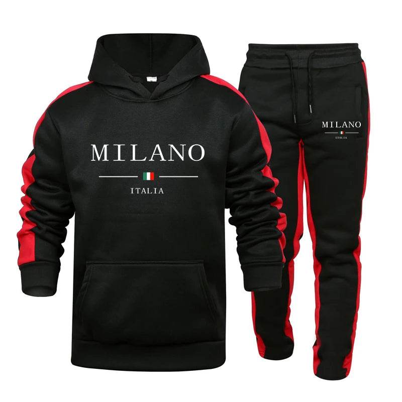 Buy Center Men's Tracksuit 2 Piece Set - Casual Hooded Sweatshirt - Buy Center UK