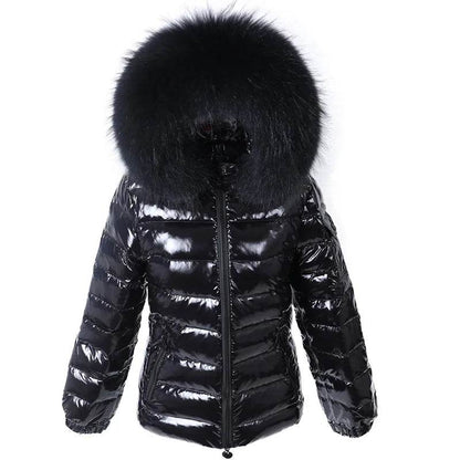 Maomaokong Women’s Winter Jacket - Real Fur Collar, Duck Down Lining - Buy Center UK