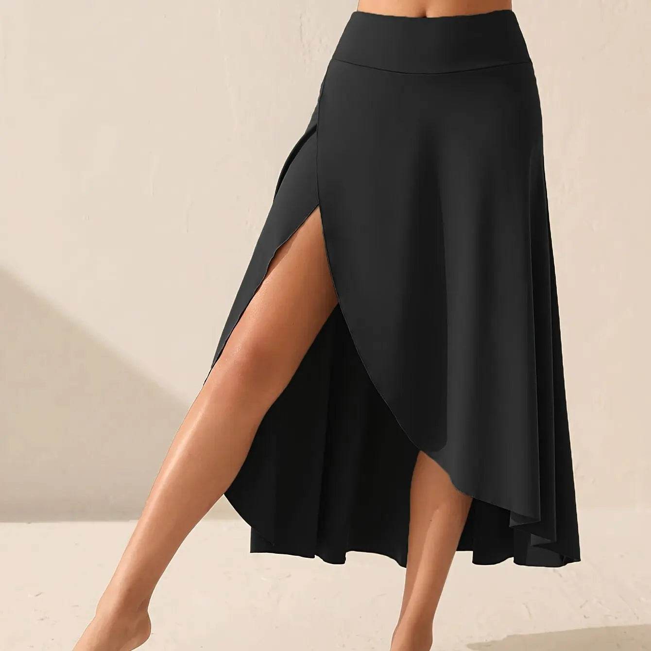 Buy Center Elegant Ankle-Length Skirt - Irregular Flounces Design - Buy Center UK
