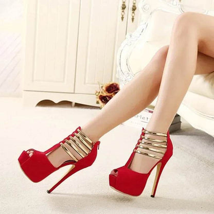Elegant Stiletto High Heels for Women - Summer Slingback Pumps - Buy Center UK