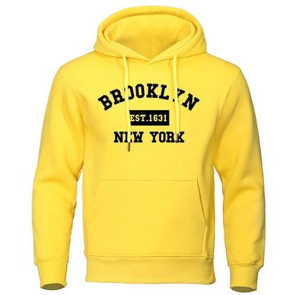 Buy Center Letter Printed Men's Hoodie - Stylish Loose Fit & Warm - Buy Center UK