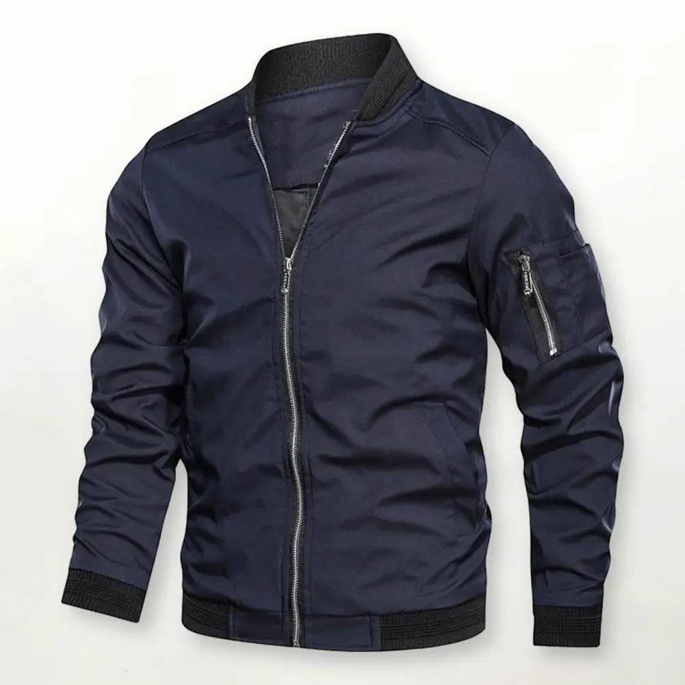 Buy Center Autumn Men's Windbreaker Jacket - Stylish Casual Bomber - Buy Center UK