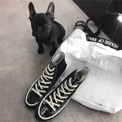 Buy Center Men's Canvas Sneakers - Unisex Lace-Up, Breathable Comfort - Buy Center UK