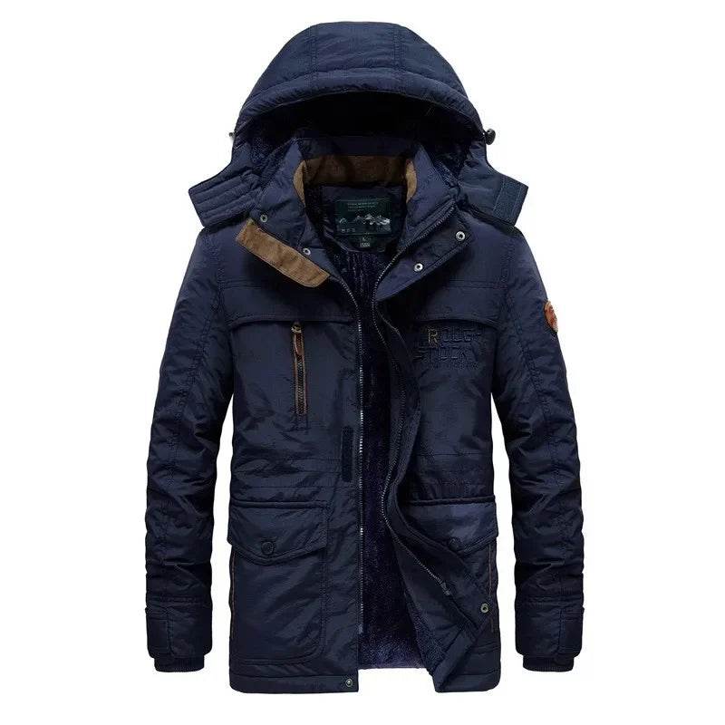 Buy Center Men's Winter Hooded Parka - Warm Casual Down Jacket - Buy Center UK