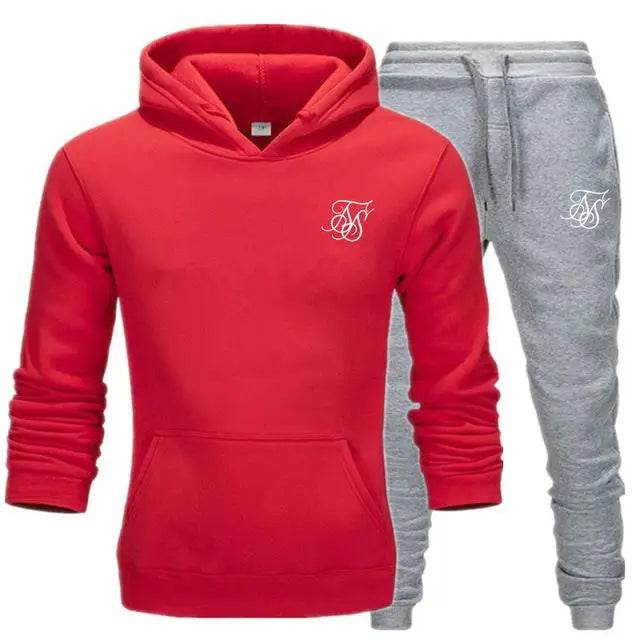 Sik Silk Men’s Tracksuit - Stylish Sweatshirt & Sweatpants Set - Buy Center UK