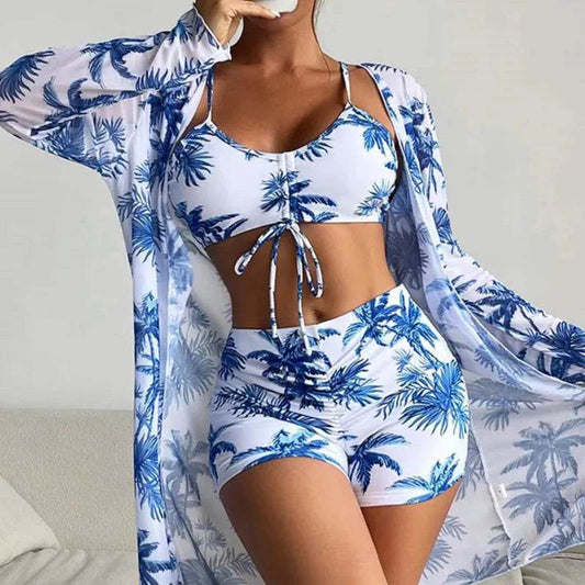 Buy Center Summer 2025 Floral Print Tankini Set - Women's Swimwear - Buy Center UK
