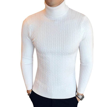 Buy Center Winter High Neck Sweater for Men - Slim Fit Turtleneck - Buy Center UK