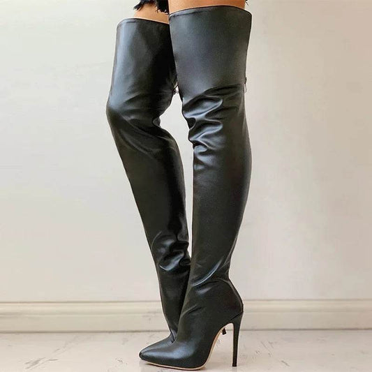 Sexy High Heels Over The Knee Boots - Stylish Thigh High Women's Shoes - Buy Center UK