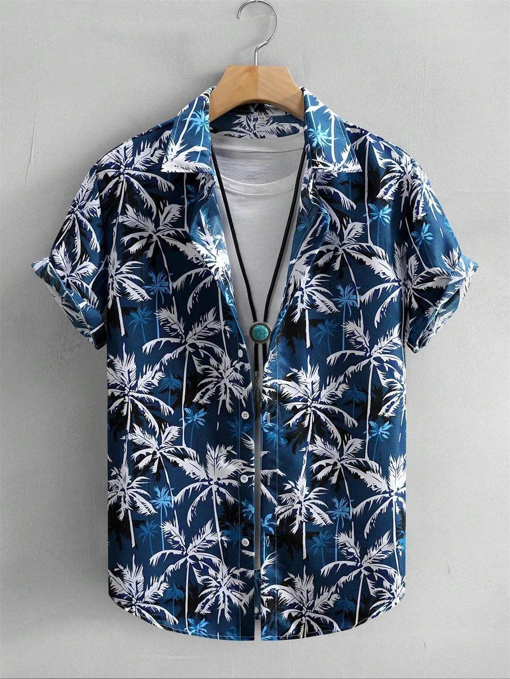 Buy Center Men's Hawaiian Shirt - 3D Printed Vintage Style, Casual Comfort - Buy Center UK