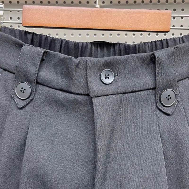 2024 High Waist Harlan Suit Pants - Loose Fit for Men’s Style - Buy Center UK