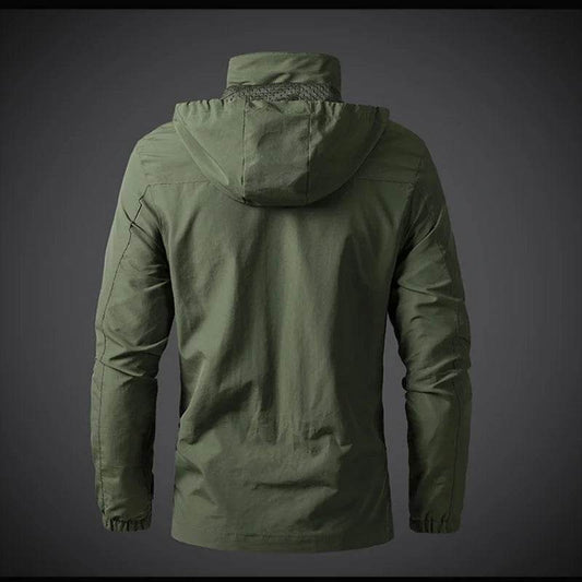Buy Center Men's Waterproof Hooded Windbreaker for Hiking & Outdoor - Buy Center UK