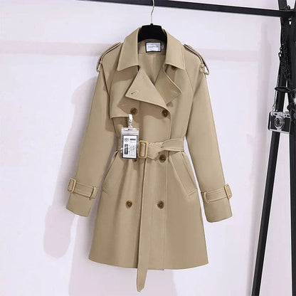 Buy Center Women's Petite Cropped Windbreaker - Stylish Khaki Jacket - Buy Center UK