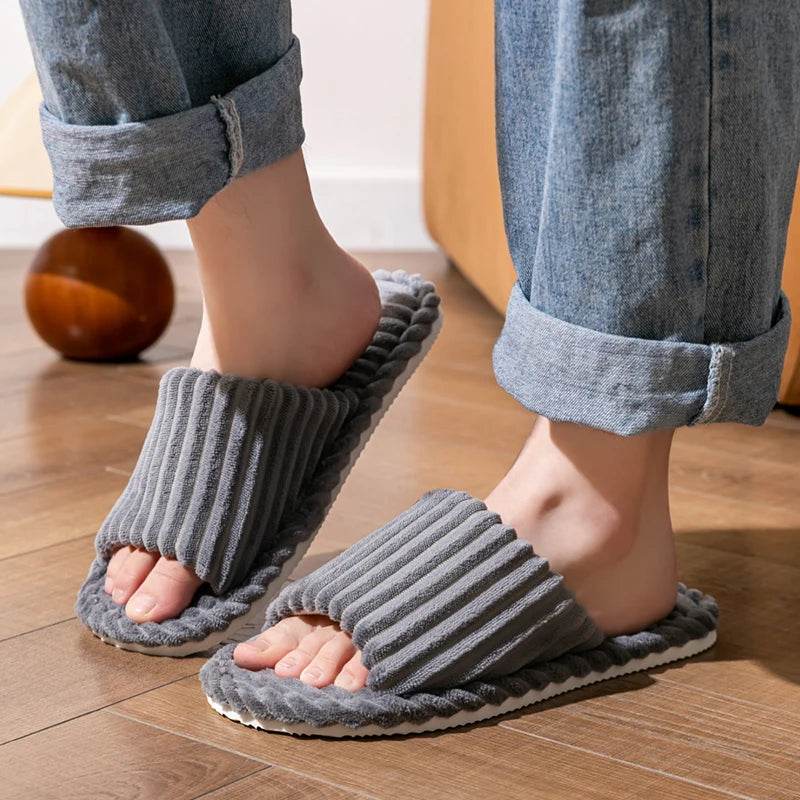 Buy Center Men's Open-Toed Slippers - Breathable & Anti-Slip Design - Buy Center UK