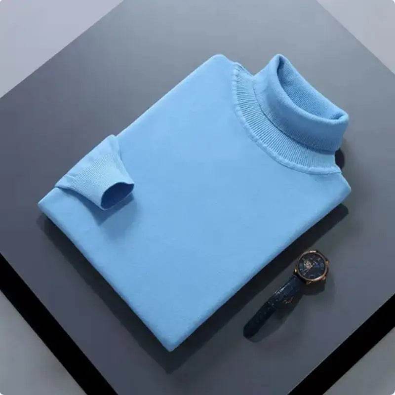 Buy Center Cashmere Cotton Blend Turtleneck Sweater - Warm & Stylish - Buy Center UK